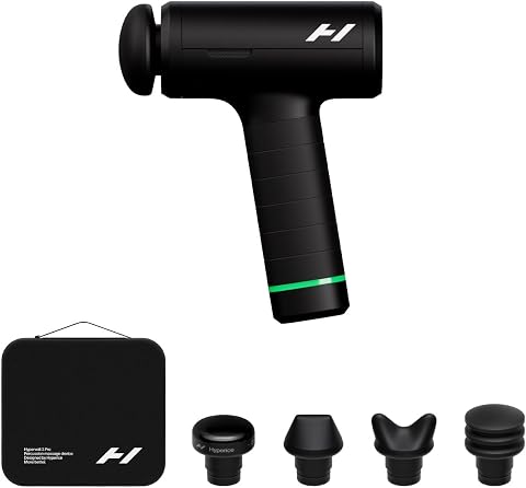 Hyperice Hypervolt 3 Pro Percussion Massage Gun with Heated Head and Carry Case