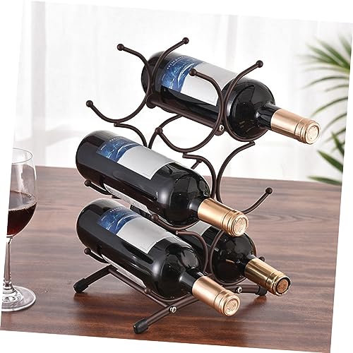 Soporte para Botellas de Vino de Hierro para Escritorio miniatura 3