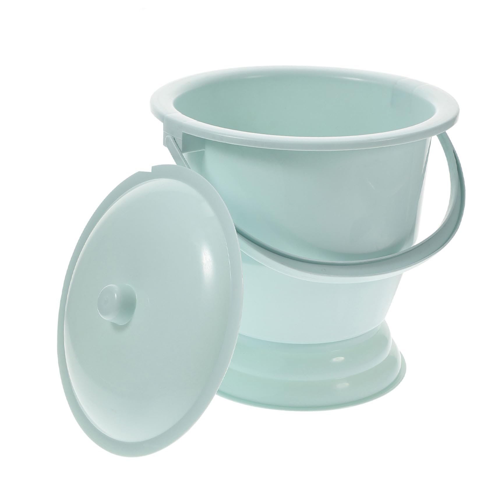 Pot de chambre avec couvercle UPKOCH 22cm | Seau à urine portable pour la maison