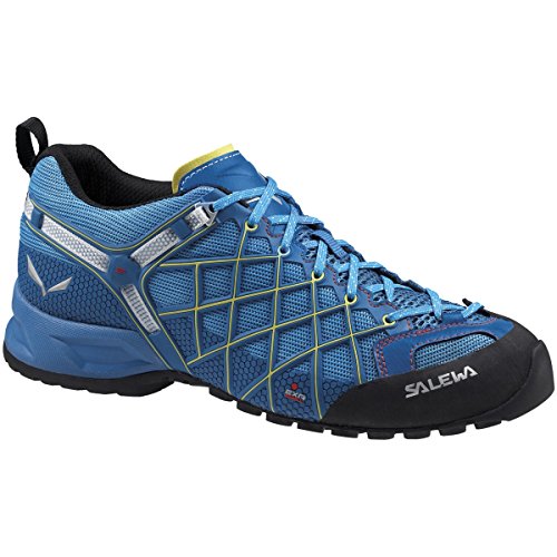 SALEWA - Ms Wildfire S GTX Scarpe da Trekking da Uomo - Blu (Reef/Mimosa) - 42.5