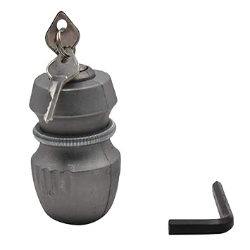 Elegant Essence 1 Pieces Universal Hitchlock Trailer Coupling Lock Tow Ball Lock Zinc Alloy