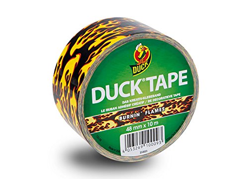 Preisvergleich Produktbild Duck Tape 189158 Gewebeband, 48 mm x 9,1 m, Flammen