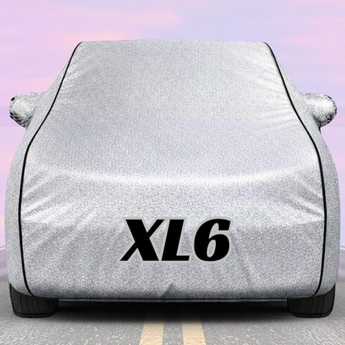 Image of Kings of Cover New Silver 100% Waterproof Xl6 Car Cover | Polyester Car Body Cover for Rain & Sun | UV Protection, Dustproof, Scratch Resistant, Windproof, Heat Resistant, Custom Fit