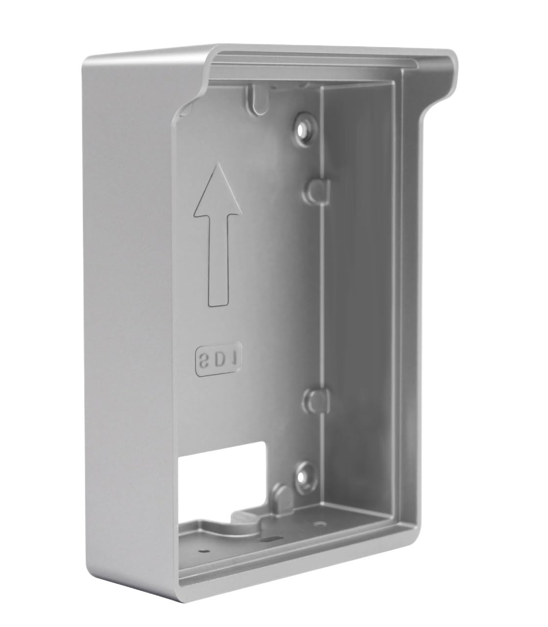 Doorbell Cover Silver Aluminum Alloy Rain Surface-mounted Door Lock Access Control System Reader For Door