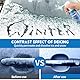 Miioto Enteiserspray Auto Scheibe, Scheibenenteiser Spray, Entfroster Spray Auto, Equipped with Special Scraper, Entfernen sie Schnell EIS und Schnee von Autoscheiben und Windschutzscheiben - 250ml