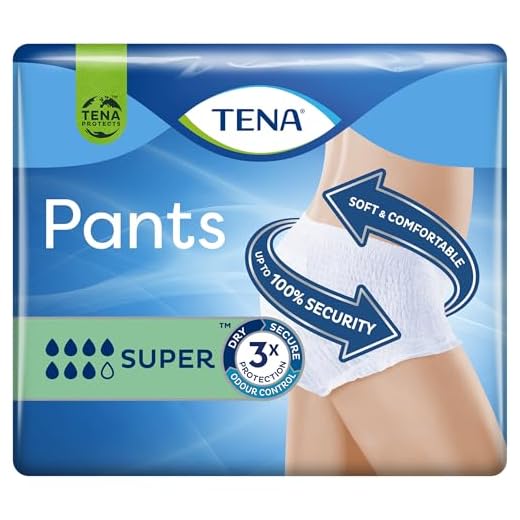 MEDISET made by modellia Inkontinenz-Slip für für Herren bei mittlere - schwerer Inkontinenz zur Fixierung von Inkontinenz- Einwegvorlagen, Gr. 5 4 Tena Pants Super Medium für starke Blasenschwäche, 12 Stück