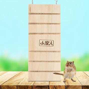 Rabbit Hutch Ramp Replacement Board Pet Wooden Ladder Hamster Bird Stand Platform Toy Rest Board Perches Cage