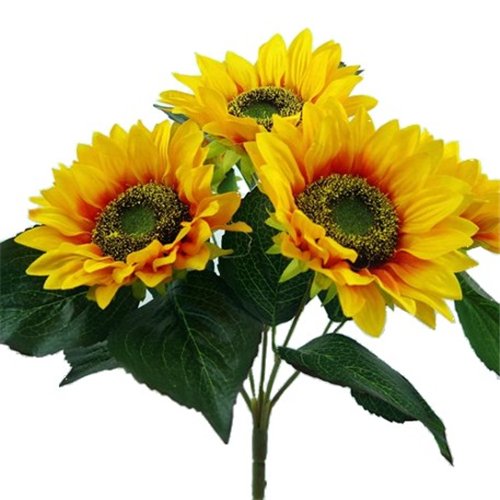 FS, mazzo di girasoli in seta artificiale, da 43,2...
