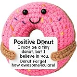 Emotional Support Kuscheltier,Cute Crochet Donut Presents,Geeignet Für Geschenke, Plüschen Spielzeug Als Inspirierendes Geschenk, Geeignet für Besondere Anlässe Wie Geburtstag Oder Abschlussfeier