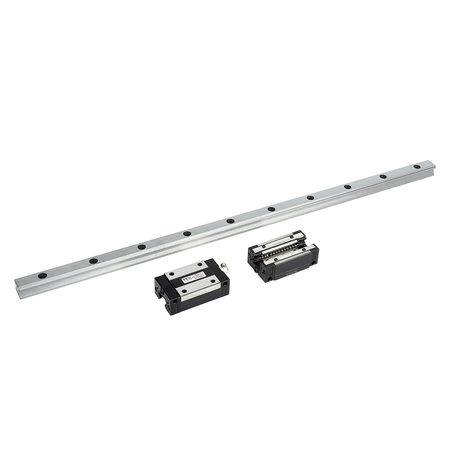 TEN-HIGH HSR20 1200mm Linear Guide Rail Linear Motion Slide Rails Linear Motion Products, for CNC Routers, 1pcs Rail + 2pcs HSR20CR Blocks Bearing