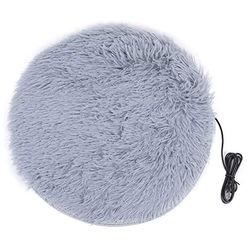 cersalt Alfombra para Mascotas, 1 Manta Eléctrica para Mascotas, para Perros Pequeños(Gris-Plata)