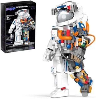 Sillbird Space Astronaut Building Toys for Adults and Kids, Exploration Astronaut with Display Stand, Collectible Gift Model Creative Educational Toy for Adults Boys Girls (900 Pieces)