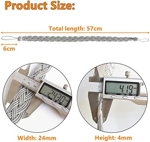 YankMooM 2 Pack Curtain Tiebacks Hand Knitting Curtains Tied Rope for Home Drapes and Curtain Decor Braided Curtain Tiebacks Holders (Grey)