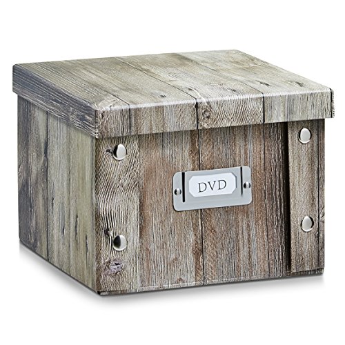 Zeller 17866 - Contenitore per DVD, in finto legno...