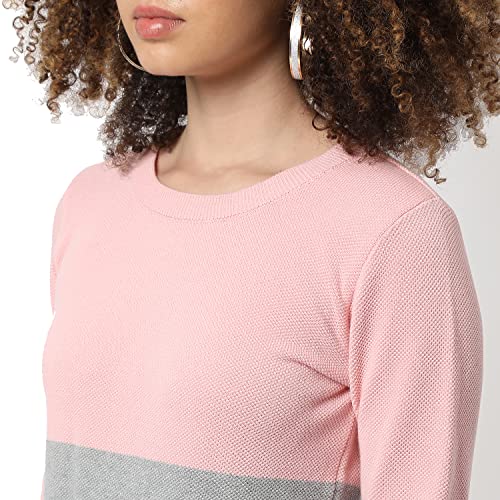 Image of PINACOLADA Women's Zip-Front Hoodie with Contrast Drawstring for Casual Wear | Hooded Neck | Long Sleeve | Zipper Closure | Cotton Sweatshirt Crafted with Comfort Fit for Everyday Wear