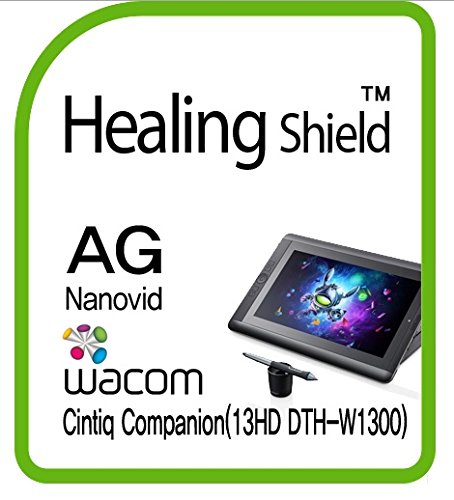 Healingshield �X�L���V�[���t���ی�t�B���� Anti-Fingerprint Anti-Glare Matte Film for Wacom Tablet Cintiq Companion 13HD DTH-W1300