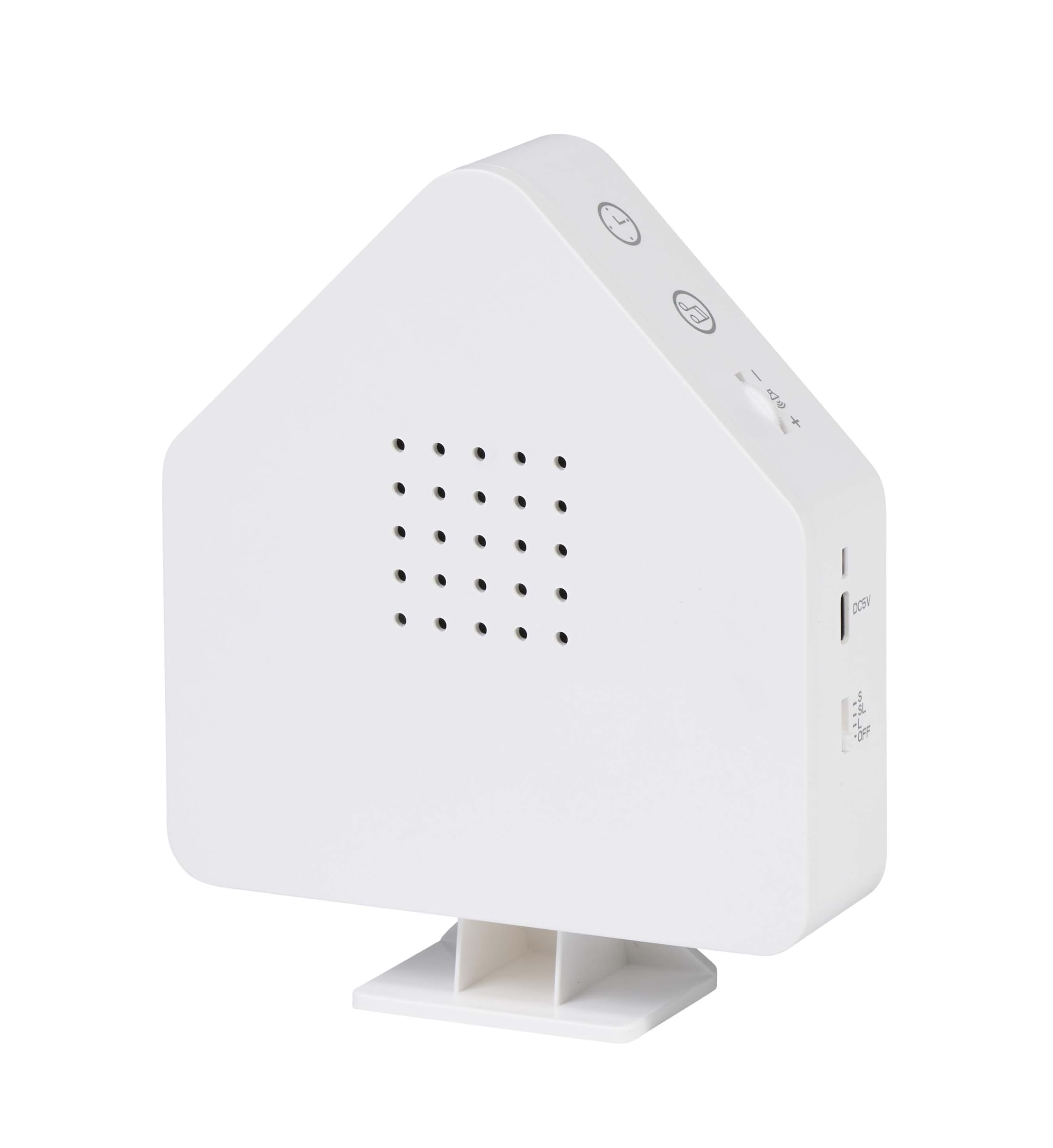 Northpoint Boîte à Sons Naturels - Chant Des Oiseaux - Détecteur De Mouvement - Bruits D'oiseaux - Rechargeable - Avec Support Mural (palmier, Carré