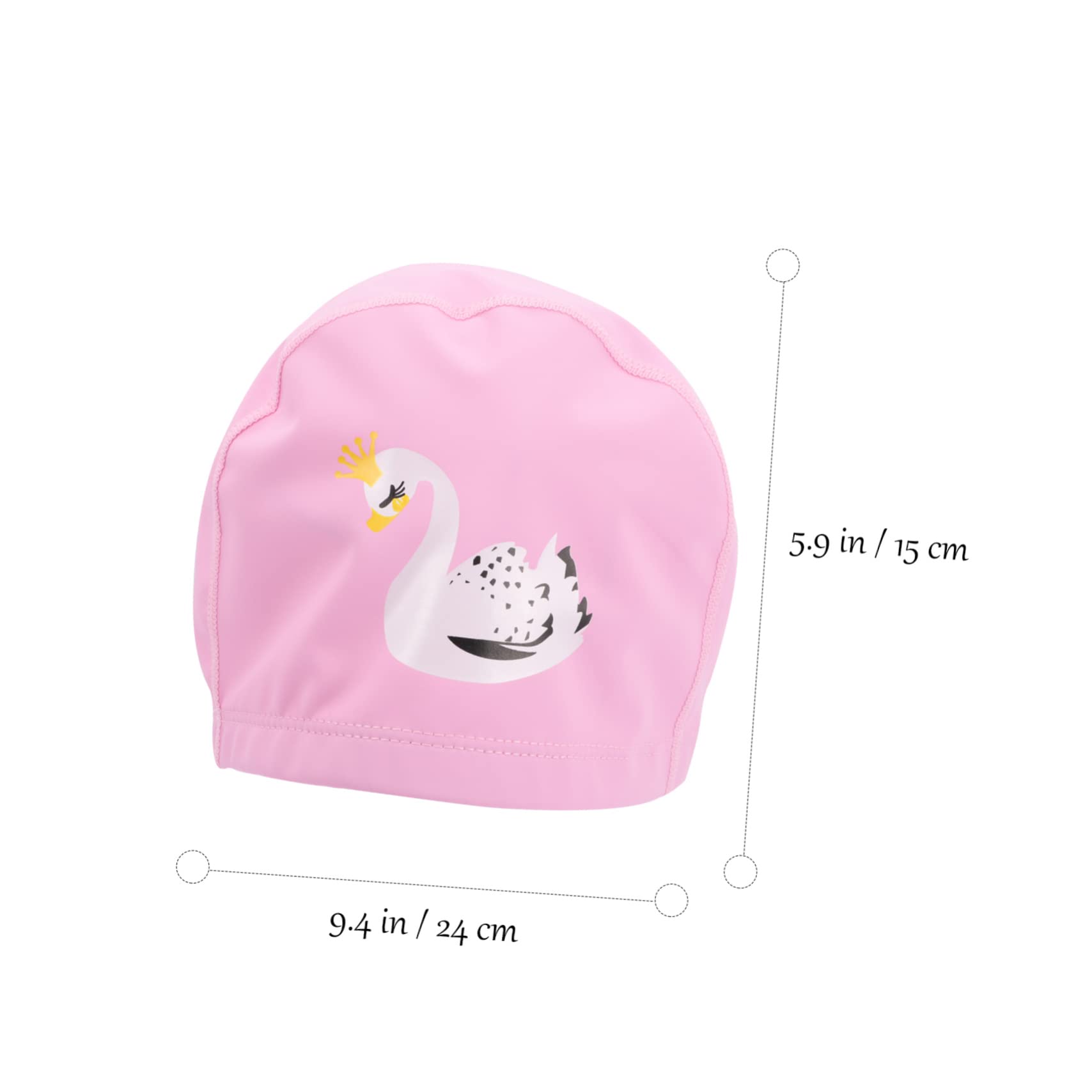BESPORTBLE Gorro de baño para niños Sombrero de baño para niños Gorra de baño Gorro Natacion niño Tapones Natacion Gorro de natación con protección para los oídos Rosa