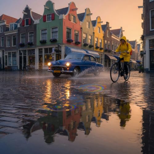 De Grote Regen en de Auto's