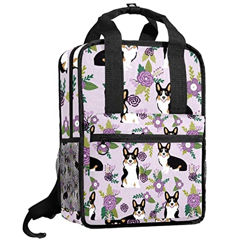 Sac à dos pour garçons - Cartable scolaire noir et blanc à bretelles réglables