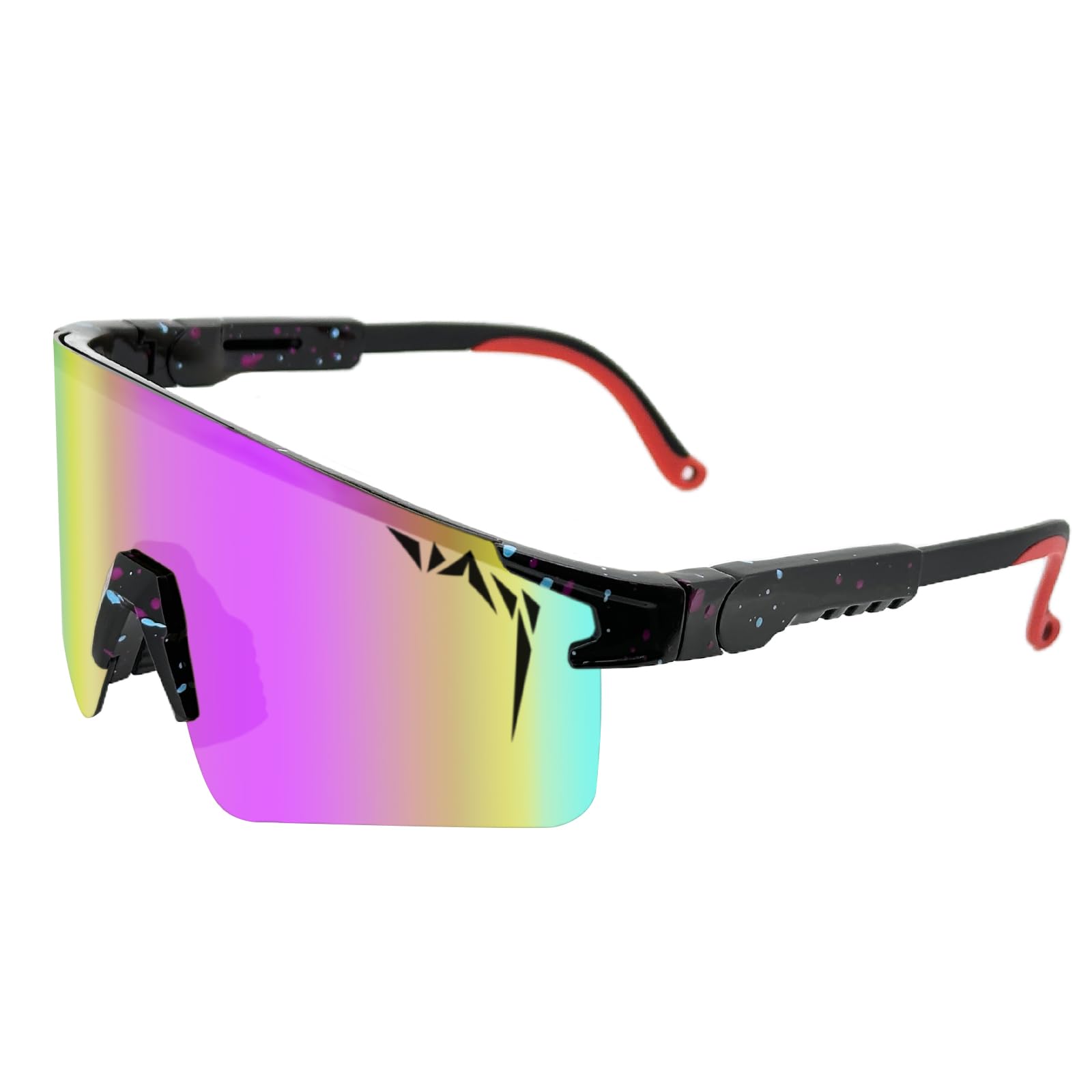 IKTOD Sports Sunglasses Men Women Anti-UV Baseball Sunglasses Cycling Running Softball Glasses