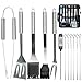 Produktbild BIFY grillzange 7-teilig,grillbesteck,Grill zubehör,Ausgestattet mit Einer Thermometer Aufbewahrungstasche, geeignet für Picknick-, Camping- und Grillbegeisterte,