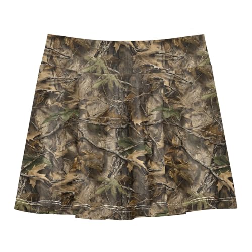 Camo Girls Athletic Skort with Shorts High Waisted Sports Skirt for Golf Tennis Dance with Side Pockets 11-12 Years2