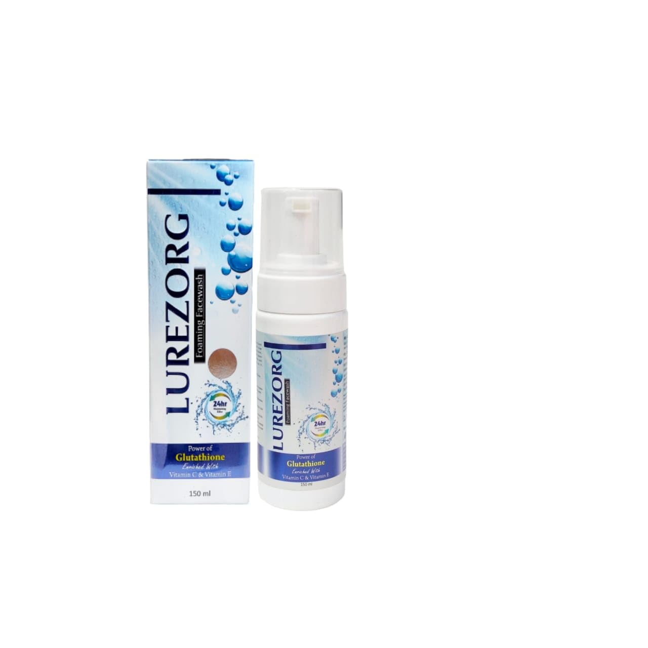 LUREZORG GLUTATHIONE SKIN LIGHTENING & BRIGHTENING Foaming Face Wash (150 ml)-image-17