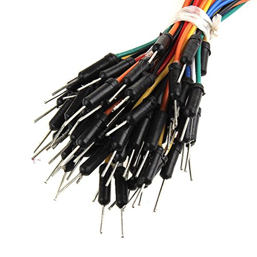 Cabos Jumper Profissional Macho para Macho e Macho Flexível, Sem Solda, da LEORX - 65 peças