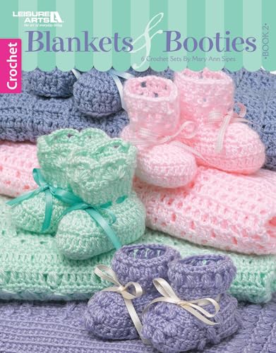 LEISURE ARTS-Blankets & Booties, Book 2