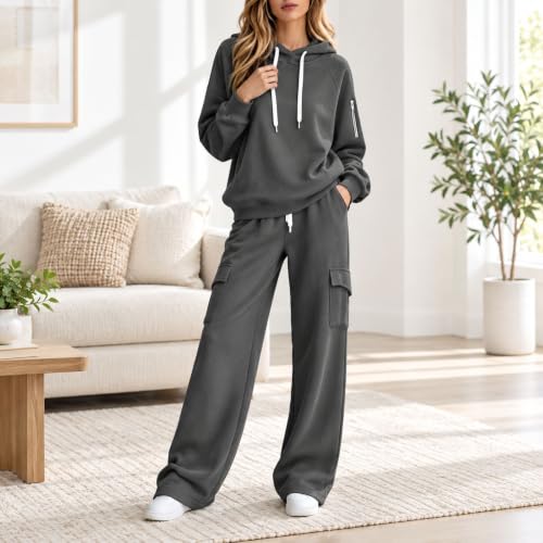 YMAMIYO Sweatsuits Women 2 Piece Outfit Plus Size Joggers & Fashion Hoodies - image 4