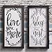 Brownlow Gifts Bless This Nest Framed Linen Sign