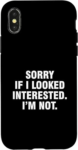 Miniatura 7 de Funda para iPhone 14 Pro Max Sorry If I Looked Interested I'm Not