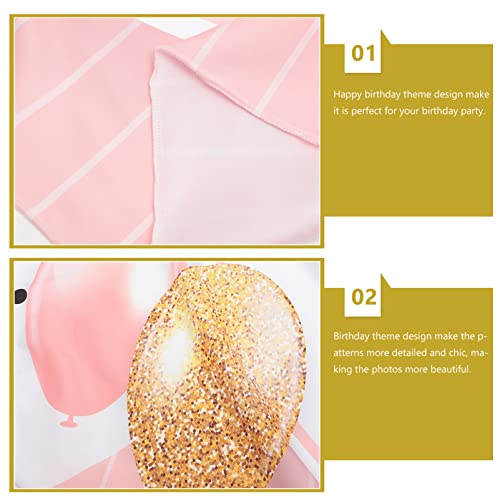 Mobestech Fundo Decoração De Festa De Aniversário Adereços De Festa De Aniversário Infantil Banner D