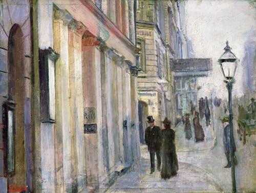 Affiche Christian Krohg Toile 60x90cm pour Rénover un Mur Vide Tableau Vintage