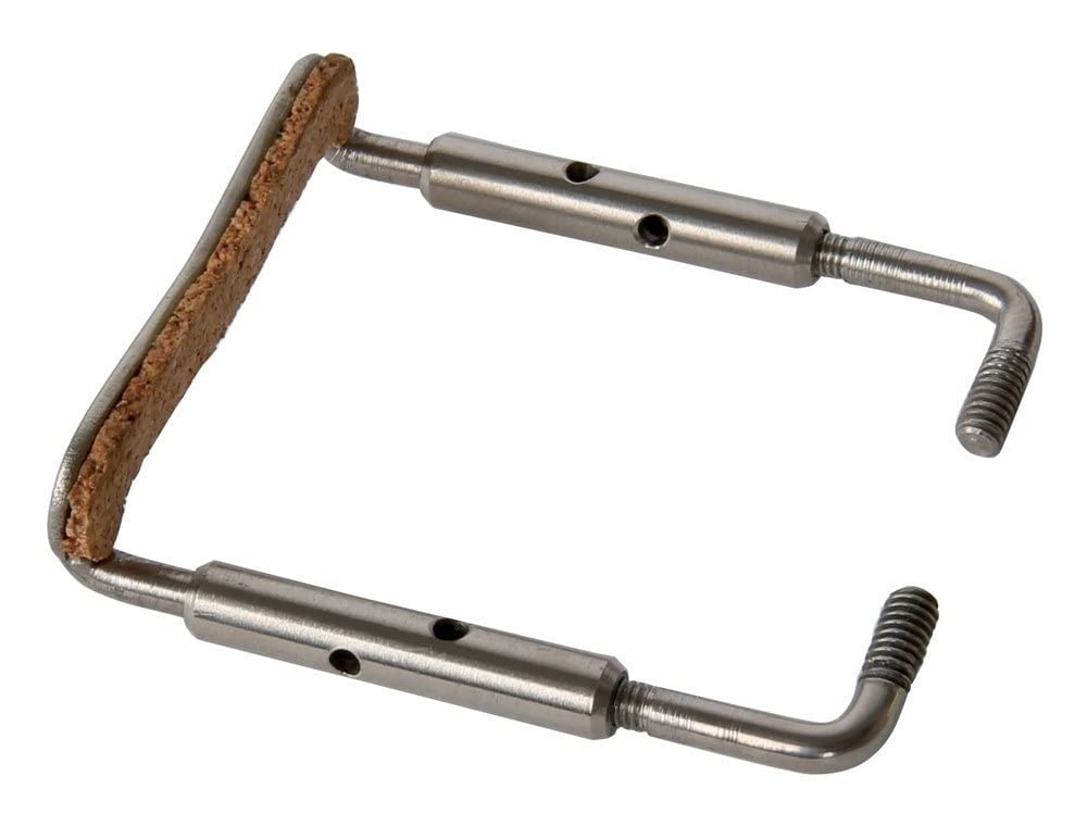 GEWA Vis de mentonnière pour violon 27 mm Titane poli