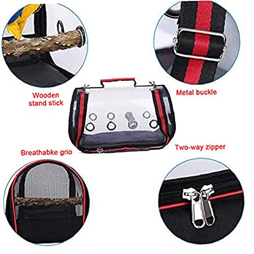 Lichtgewicht vogeldrager, vogel reiskooi papegaai papegaaien reiskooi ademende huisdier vogels tas rugzak met… - Afbeelding 4