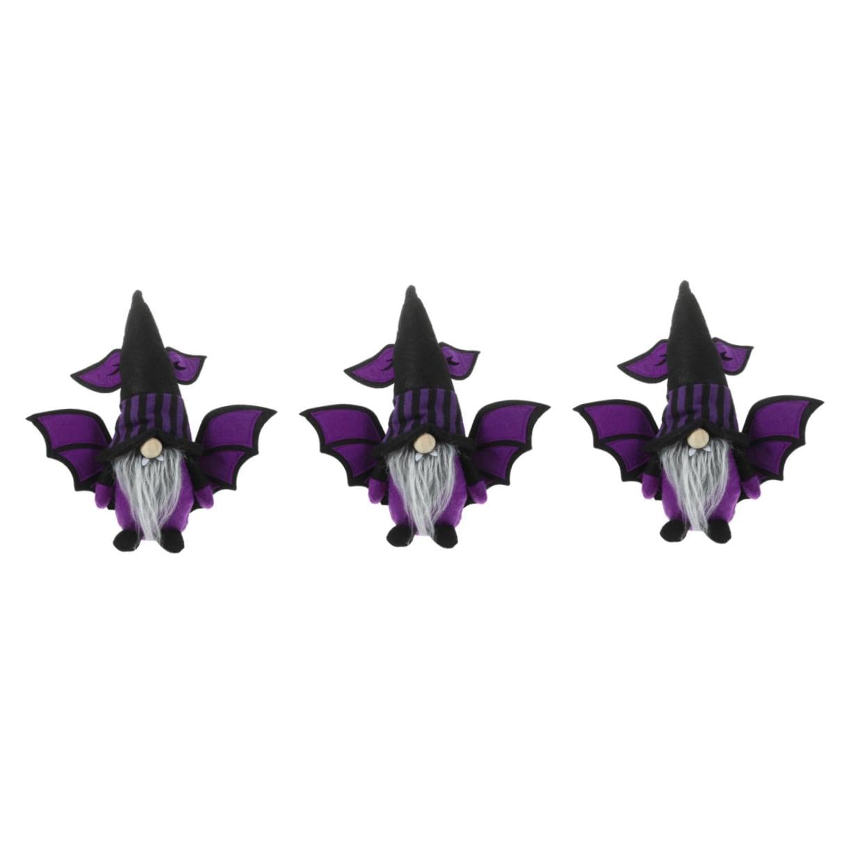 Poupée sans visage chauve-souris en coton PP pour décor halloween