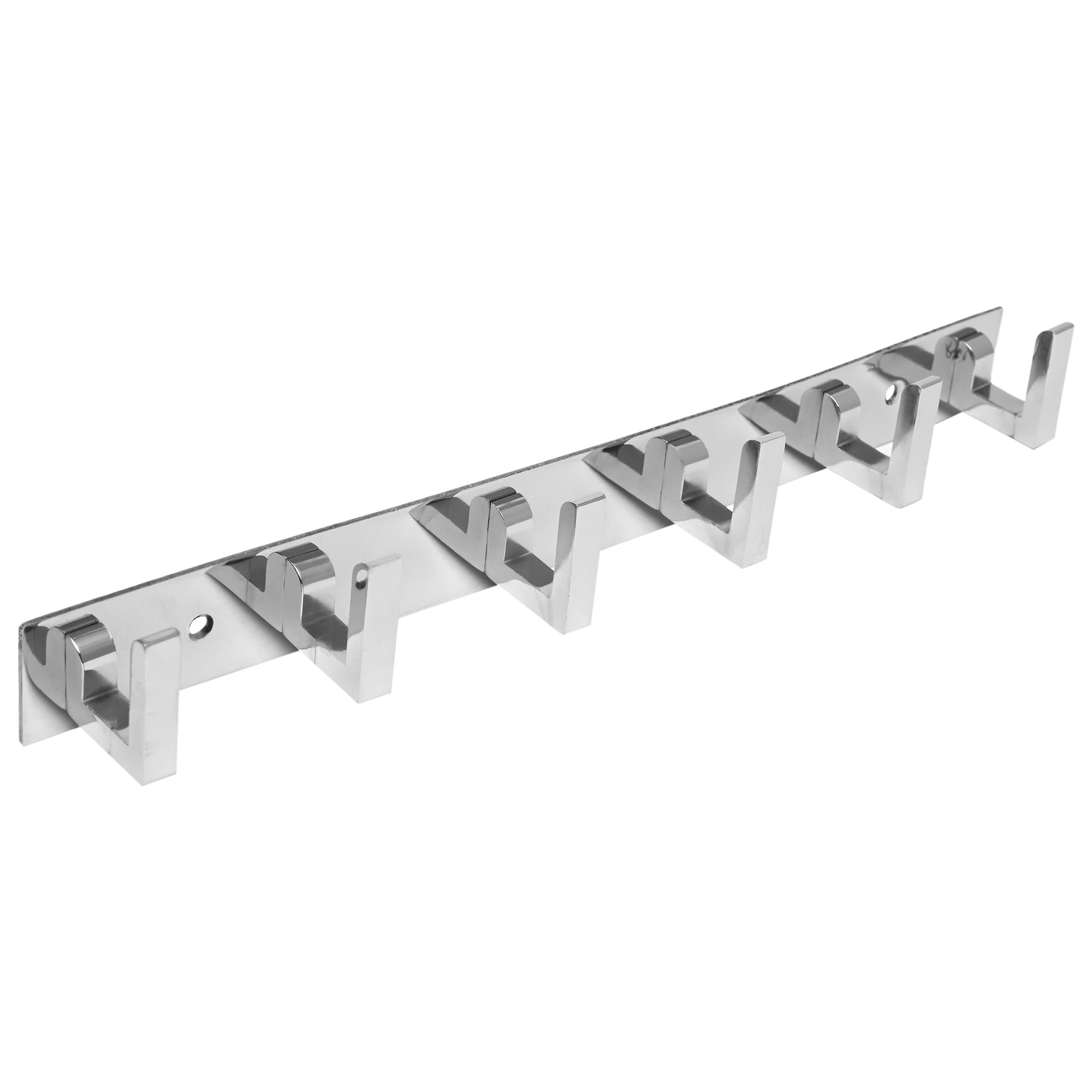 Cliffside Products Deluxe Stainless Steel Long 6 Pin Bathroom Cloth Hanger Robe Wall Door Hooks Rail for Hanging Keys,Clothes,Towel (Pack of 2) (B0CCSTDVLF) Amazon Price History, Amazon Price Tracker