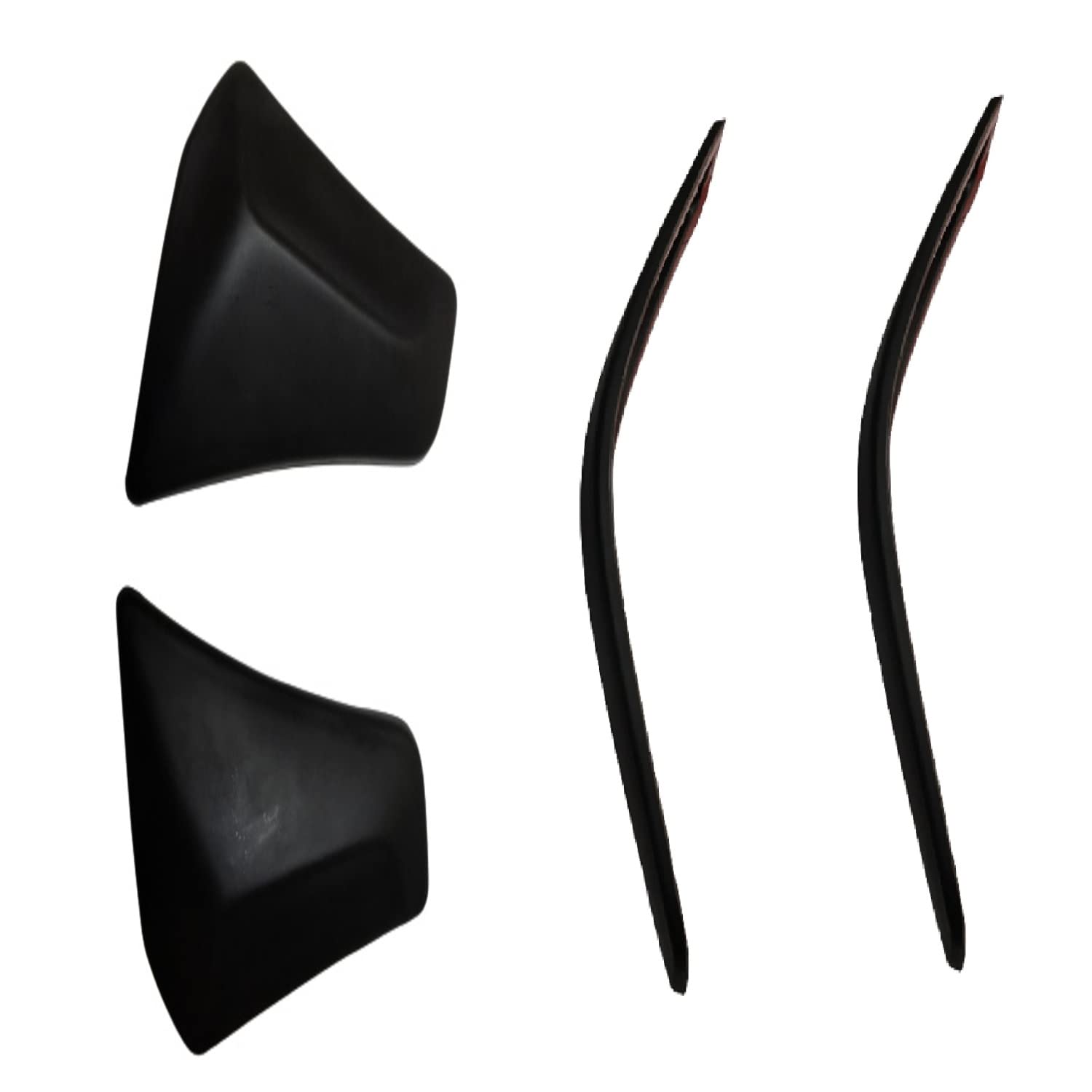 Ant Enterprize Honda Amaze Car Bumper Protector Guard Black Set of 4