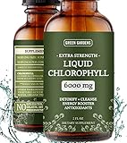 Liquid Chlorophyll Drops for Water with Mint - 120 Servings - Made with Organic Ingredients (2oz)