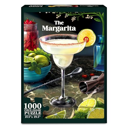 Image of Jigsaw Puzzle 1000 Pieces - The Margarita, Cocktail Puzzle for Adults