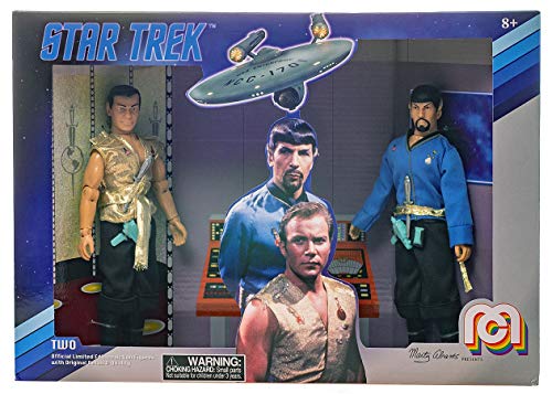 Star Trek Mirror Kirk & Spock Classic 8 MEGO Action Figure Set Re-Issue