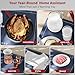 Silicone Electric Food Warming Tray - Portable Food Warmers for Parties with 8 Adjustable Temperature Setting, Smart Touchscreen, Booking and Child Lock - Foldable Heating Mat for Gatherings&Home Use
