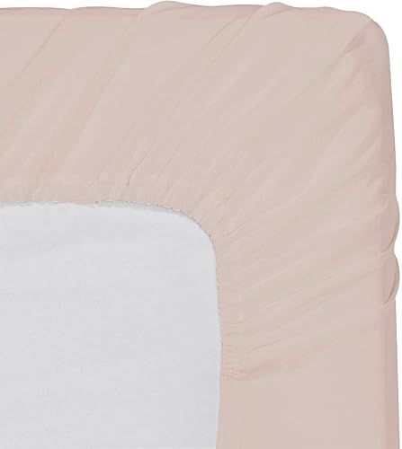 Miniatura 2 de Comfortica Classics 100% Algodón Egipcio de 600 Hilos, Sábana Bajera de Satén Suave y Sedoso, con Elástico en Todo el Contorno, Tamaño Individual