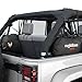 Rightline Gear 100J75-B Weatherproof Side Storage Bag Organizer for Jeep Wrangler, Black (2 Pack)