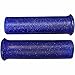 Emgo Star Fire Flake Grips for 1in. Handlebars - Blue