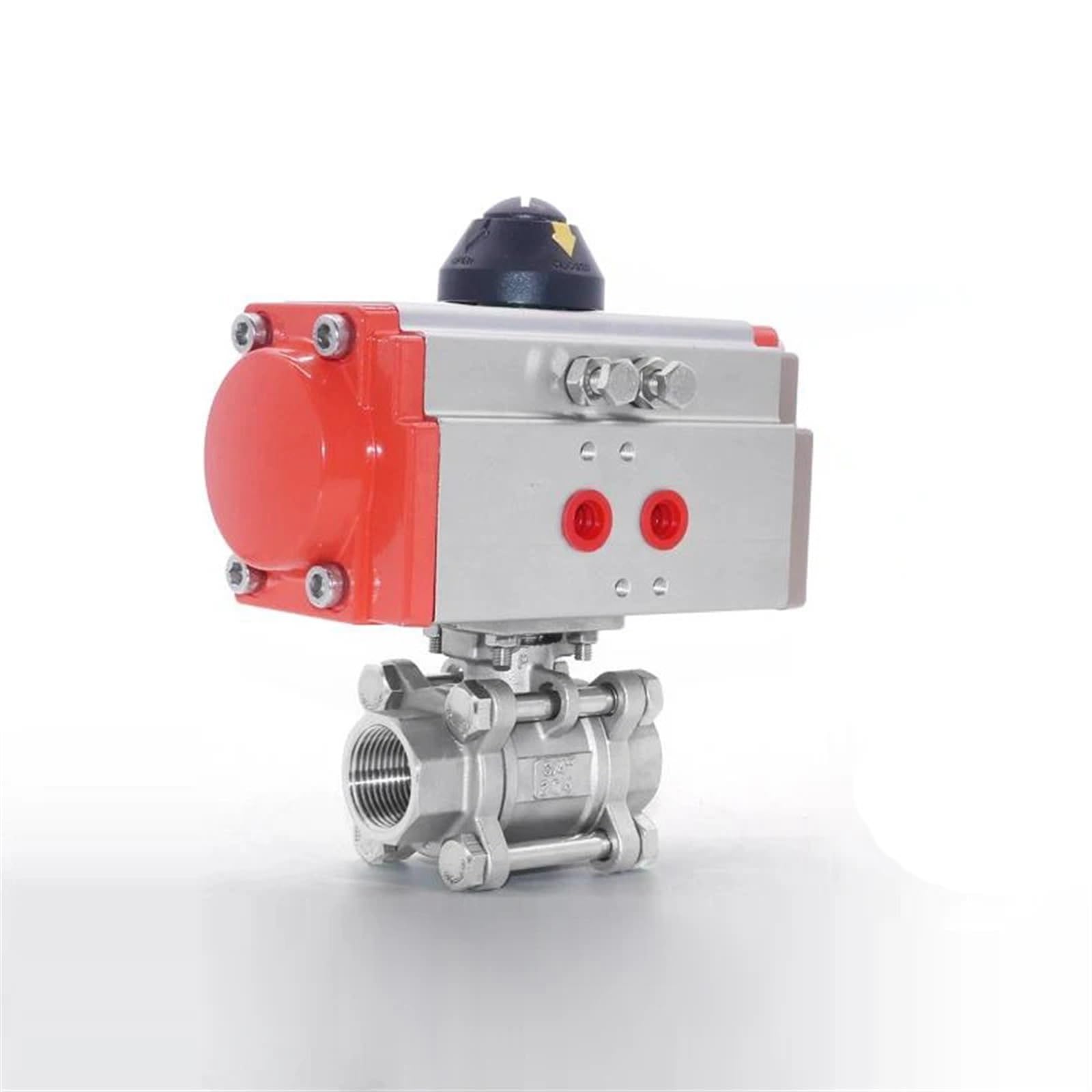 Vanne pneumatique 1/2 Q611F-16P en acier inoxydable 304 pour environnements corrosifs