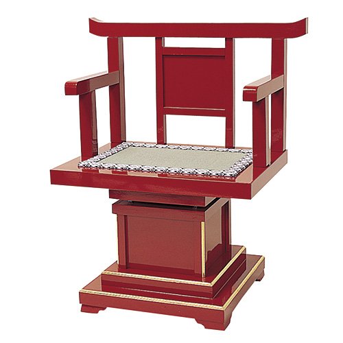 Amazon｜仏壇屋 滝田商店 回転式曲録 朱塗り (巾72cm×高さ84cm)◇寺院
