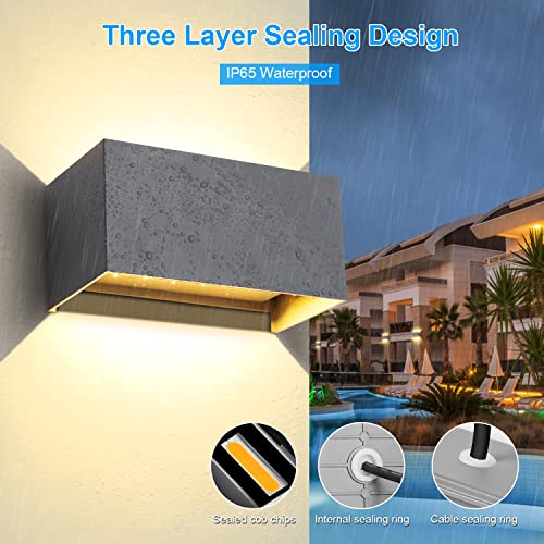 Aplique pared interior LED que evita deslumbramientos con haz de luz ajustable 20W 3